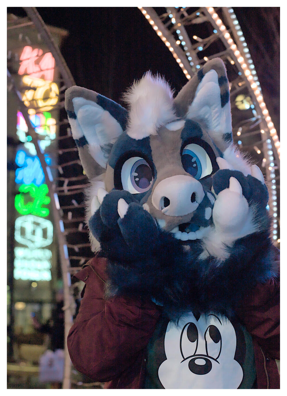 Comissioned portrait of Kaiko fursuit II