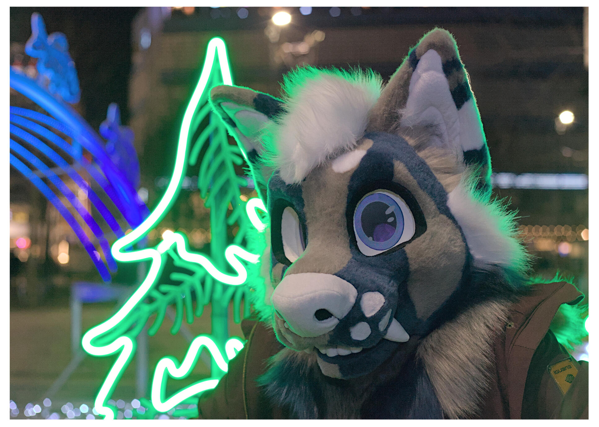 Comissioned portrait of Kaiko fursuit